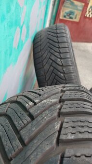 Originál 4x kola Škoda s pneu zimní Michelin 205/55R16 - 5