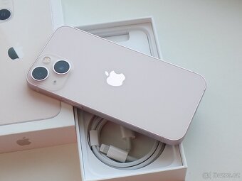 Apple iPhone 13 mini 128GB Růžový - ZÁRUKA - 100% BATERIE - 5