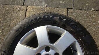 4 x ALU kola Škoda Octavia 15, GoodYear 3,5mm - 5