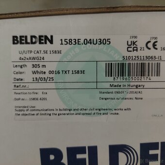 Nové krabice BELDEN 1583E UTP drát CAT5E PVC 305m - 5