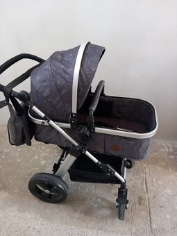 CHIPOLINO Kočárek kombinovaný HAVANA 2v1 Anthracite - 5