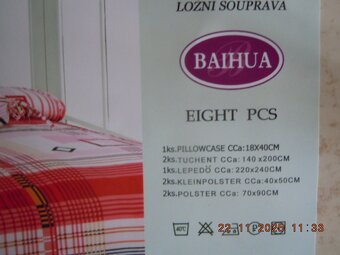 LOŽNÍ SOUPRAVA NA 2 POSTELE NOVÁ - 5