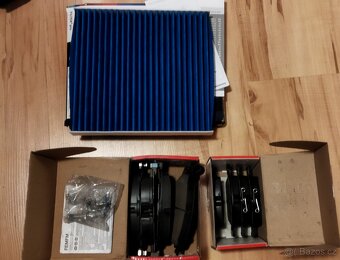 Prodám brzdové destičky brembo+filtr - 5