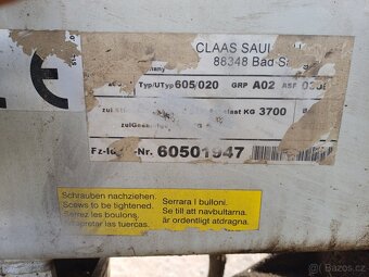 Skulovač sena Claas Liner 3000 - 5