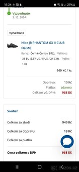 Kopacky Nike 38 - 5