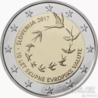 2 Euro Slovinsko pamětní mince 2015 - 2022 - vyberte si - 5