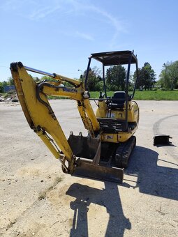 Minibagr Komatsu PC15, váha 1550kg. - 5