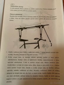 Stropní kladkový držák na kolo - 5