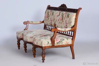 Sedací souprava-1 x sofa+6kusů křesel+oválný stůl-2792 - 5