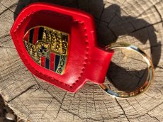 Červená klíčenka Porsche přívěšek na klíče - nová red - 5