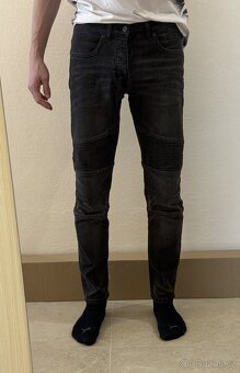 2x Pánské strečové džíny Rainbow slim fit vel. 34 - 5