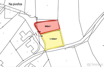 Stavební pozemek 1.103m2, Hluboká nad Vltavou - 5