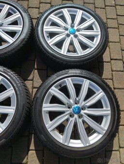 ALU KOLA AUDI / VW 5X112 R19 SADA KOMPLET ZIMA - 5