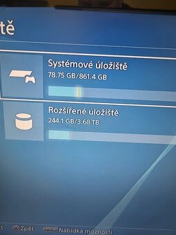 Playstation 4 slim, 1Tb + externí pevný disk 4tb - 5