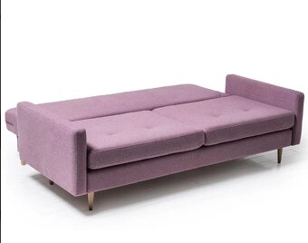 Rozkladaci sedacka  model Hamilton Pink TOP STAV - 5