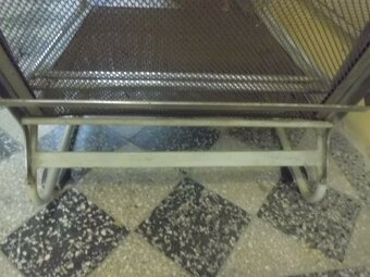 RARITA - Starožitné Polohovací KŘESLO FUNKCIONALISMUS Chrom - 5