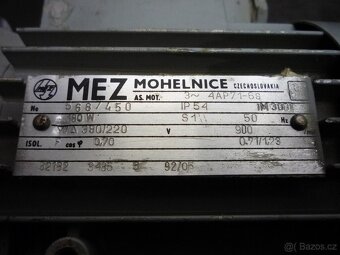 Nový přírubový motor MEZ 900ot/min 180W - 5