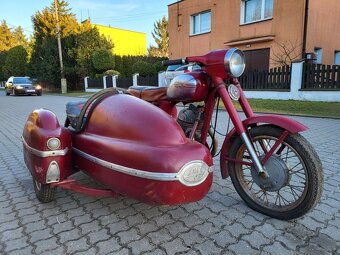 Jawa 350 se sajdou,sidecar 560 - 5