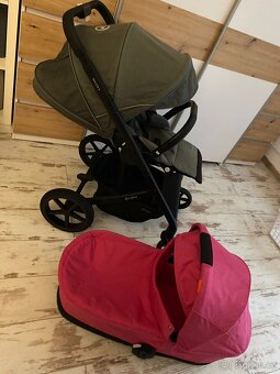Cybex dvojkombinace + adaptery na autosedačku - 5