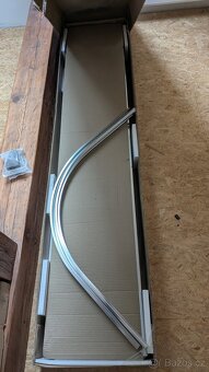 Kolo REKORD čtvrtkruhový sprchový kout 80cm, posuvné dveře, - 5