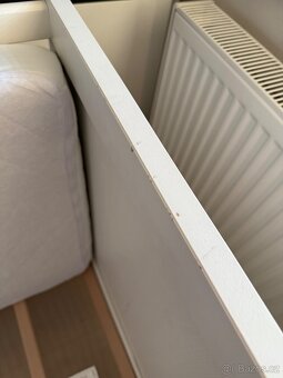 Dětská postýlka SUNDVIK IKEA, matrace, prostěradlo, chránič - 5
