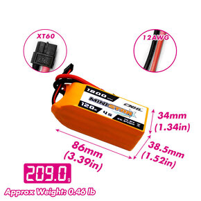 Baterie CNHL MiniStar 1800mAh 4S / 6S 120C Doprava ZDARMA - 5