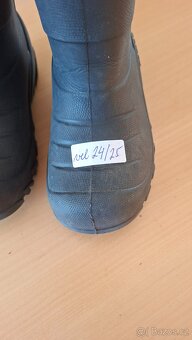 Vel. 24 zimní boty, papučky, krosky. - 5