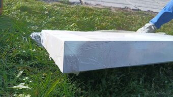 Luxusní dvojumyvadlo Litý mramor š 120cm x 46cm-nové - 5