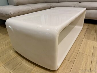 Konferenční stolek vysoký lesk - 5