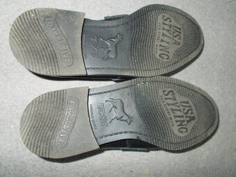 Pánské černé mokasíny - 5