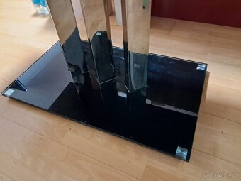 Luxusní skleněný jídelní stůl - 5