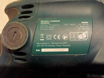 Vrtací kladivo Patriot VK0800 - 5