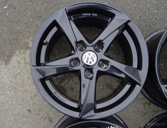 Alu disky černé Volkswagen, 16", 5x112, ET 35, šířka 7J - 5