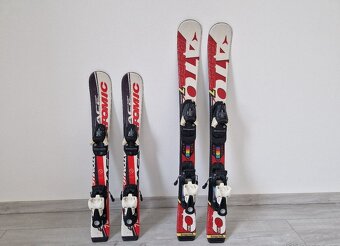 Lyže Atomic s vázáním, délka 90 a 70cm - 5