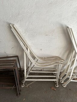 Bytelné kovové nohy pro zahradní nábytek – více variant - 5