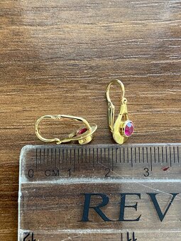 Zlaté dětské náušnice - 5