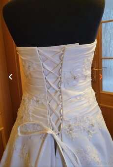 Svatební šaty vel:38/40 - 5