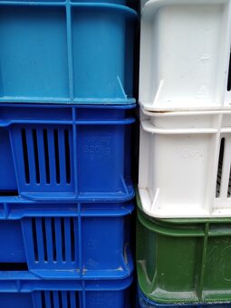 Plastové přepravky OZ ,nízké, barvené - 5