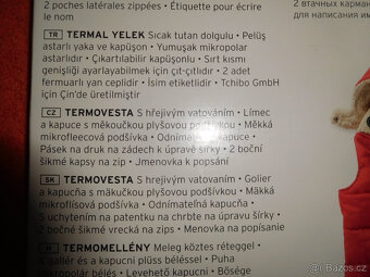 Jarní/podzimní vesta, bunda větrovka 134/140 - 5