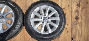 Origo alu VW 15" 5x112 ET50 s letními pneu 195/65/15 - 5
