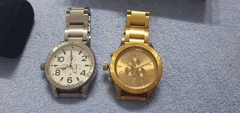 Nixon Zlaté hodinky aj strieborne veľká nad 5cm priemer - 5