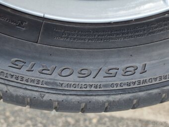 185/60/15 Letní Alu kola Škoda Rapid 5x100 - 5