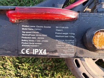 E-koloběžka Sencor SCOOTER ONE S 20 - 5
