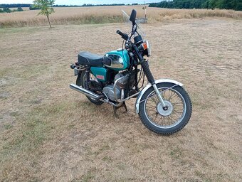 Jawa 350 634 zelená metalíza - 5