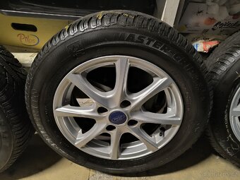Alu kola FORD Fiesta 4x108 r15 Originál,zim.pneu94%+čidla - 5