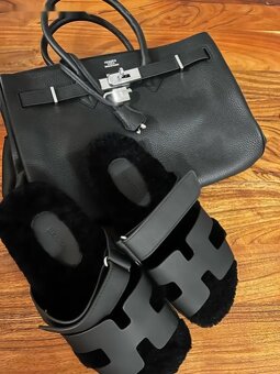 Hermes chypre pantofle - 5