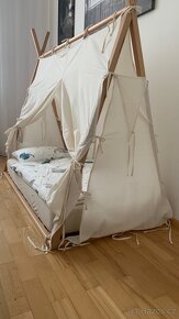 Dřevěná postýlka 70 × 140 cm - 5