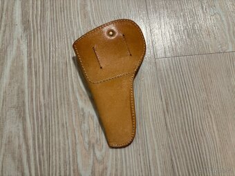 Kožené pouzdro na pistoli ČZ 50/70 světle hnědé, ČSLA, SNB - 5