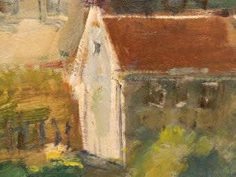 Obraz Jana Lieblová, ves na Vysočině, olej 64x75 - 5