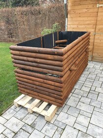 Nadzemní (vyvýšený) záhon o rozměru 150x60x48cm-4ks skladem - 5